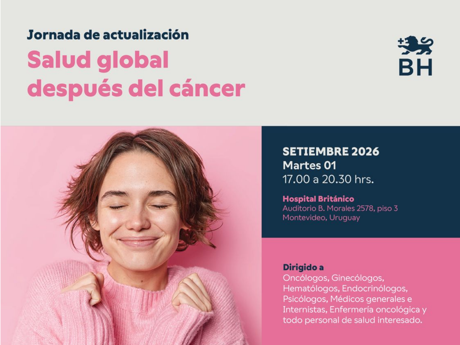 Flyer de Jornada de actualización: Salud Global después del cáncer