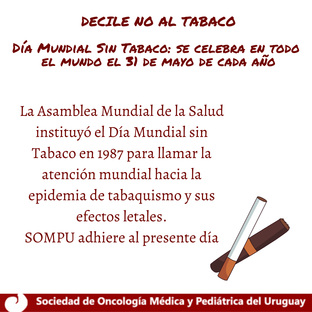 SOMPU dice NO al consumo de tabaco