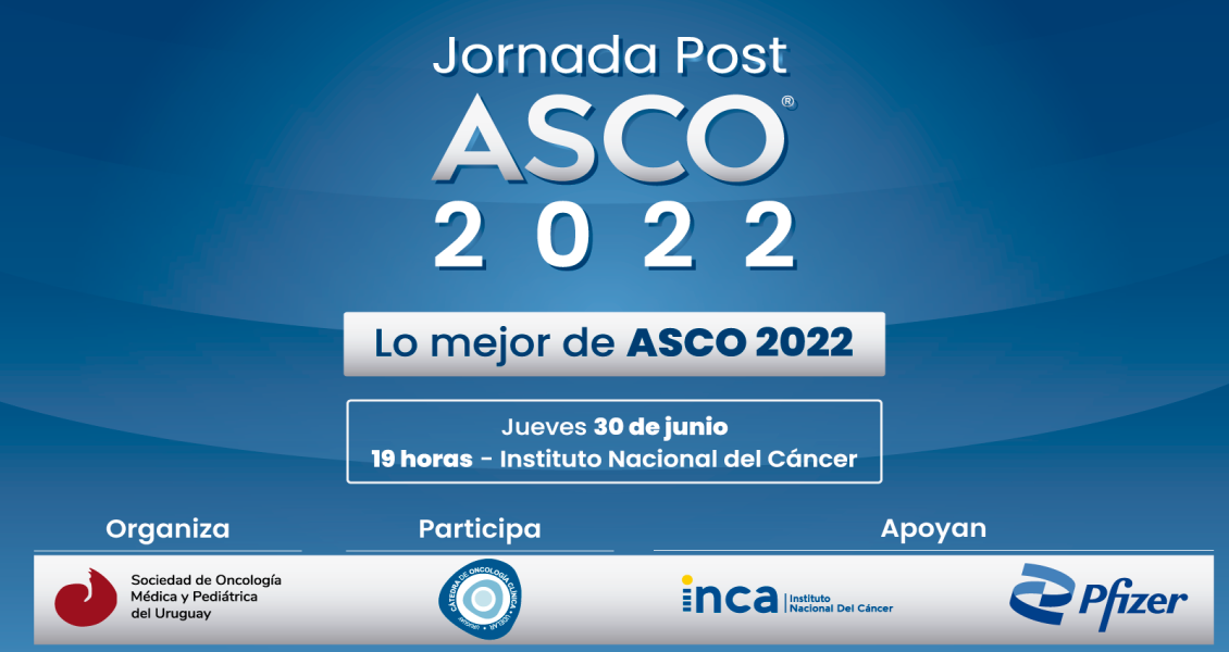 Flyer de Jornada Post ASCO 2022