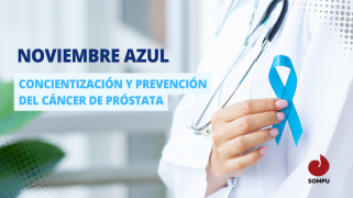 Noviembre azul. Mes de concientización y prevención del cáncer de próstata